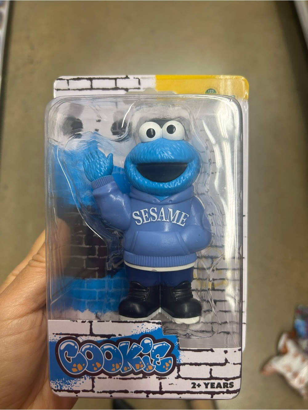 Sesame Cookie Monster Figure